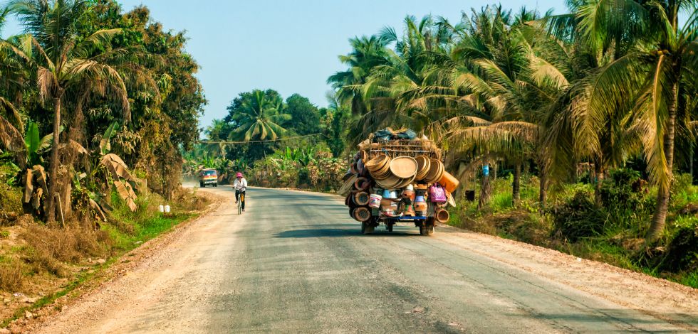 Kambodża rowerowa - Battambang